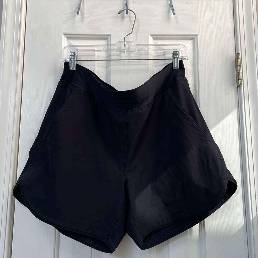 Lands' End Black Women's Swim Coverup Shorts